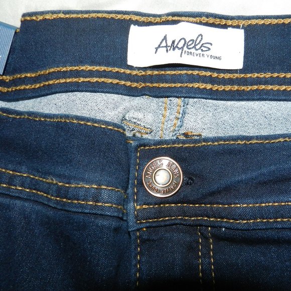 Angels forever Young Tummy Slimming Manhatten Styled Jeans Plus Womens 22W - Picture 3 of 9